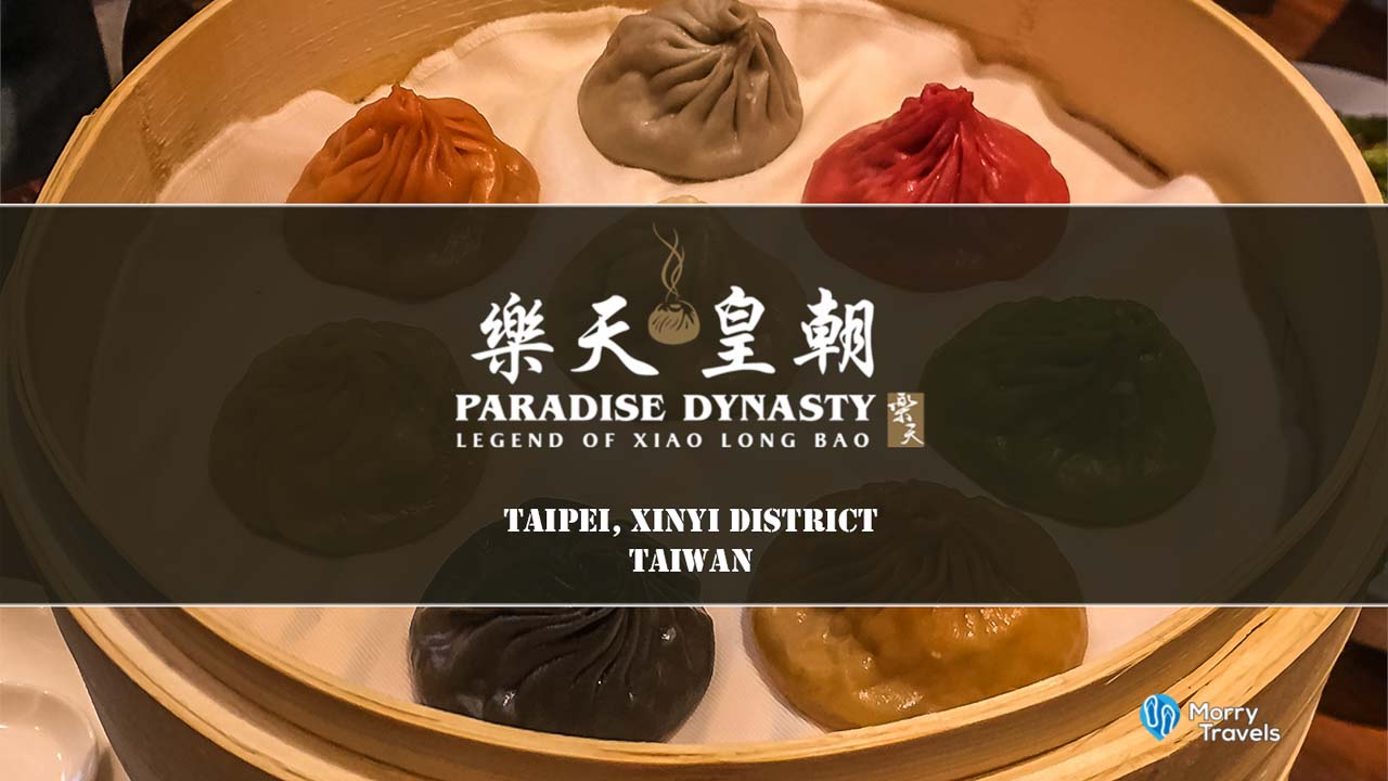 PARADISE DYNASTY TAIPEI (樂天皇朝台灣) | 8-Flavored Xiao Long Bao 八色八味小籠包