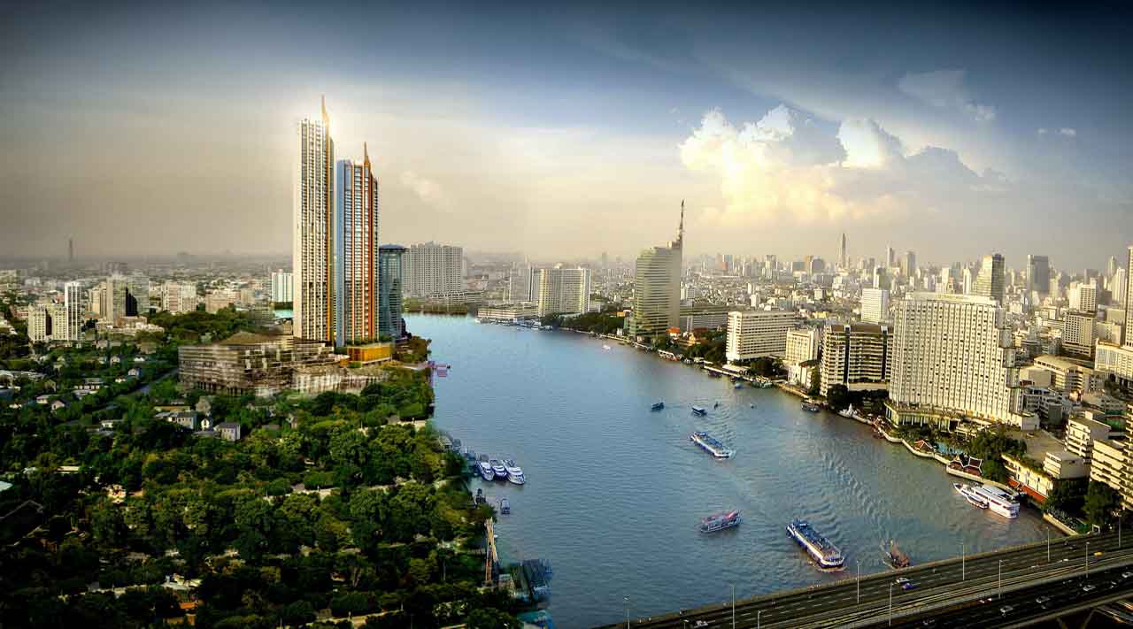 IconSiam Bangkok Thailand Newest & Largest Shopping Mall Mangolia Residences Mandarin Oriental