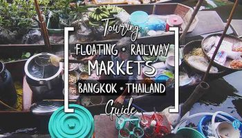 Touring Bangkok's Floating Market Tour Train & Railway Markets Wat Bang Kung Temple